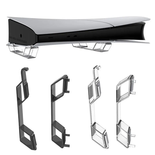 Supporto Orizzontale per PS5 Slim – Base Trasparente per Console Digital & Drive Edition