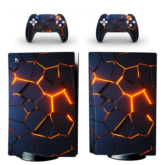 PlayWrap Kit protezione vinile skin  Custom Volcan PS5 Disc