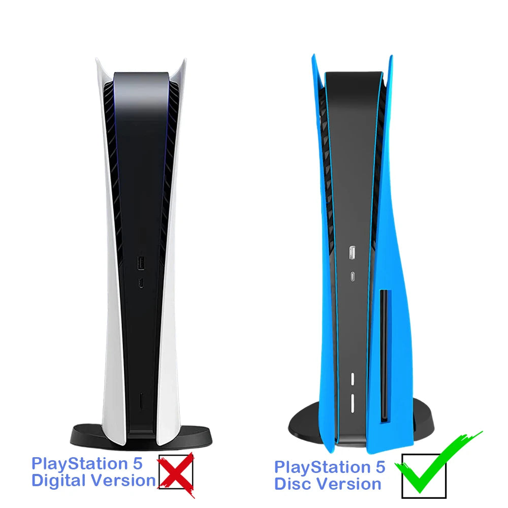 Custom Case Cover Laterali Shockproof per PS5 Disc