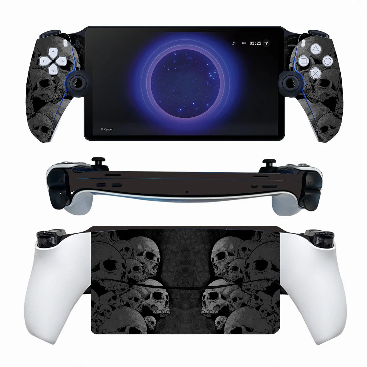 PlayWrap Kit Protezione Vinile Skin Skull Opaca per PS Portal
