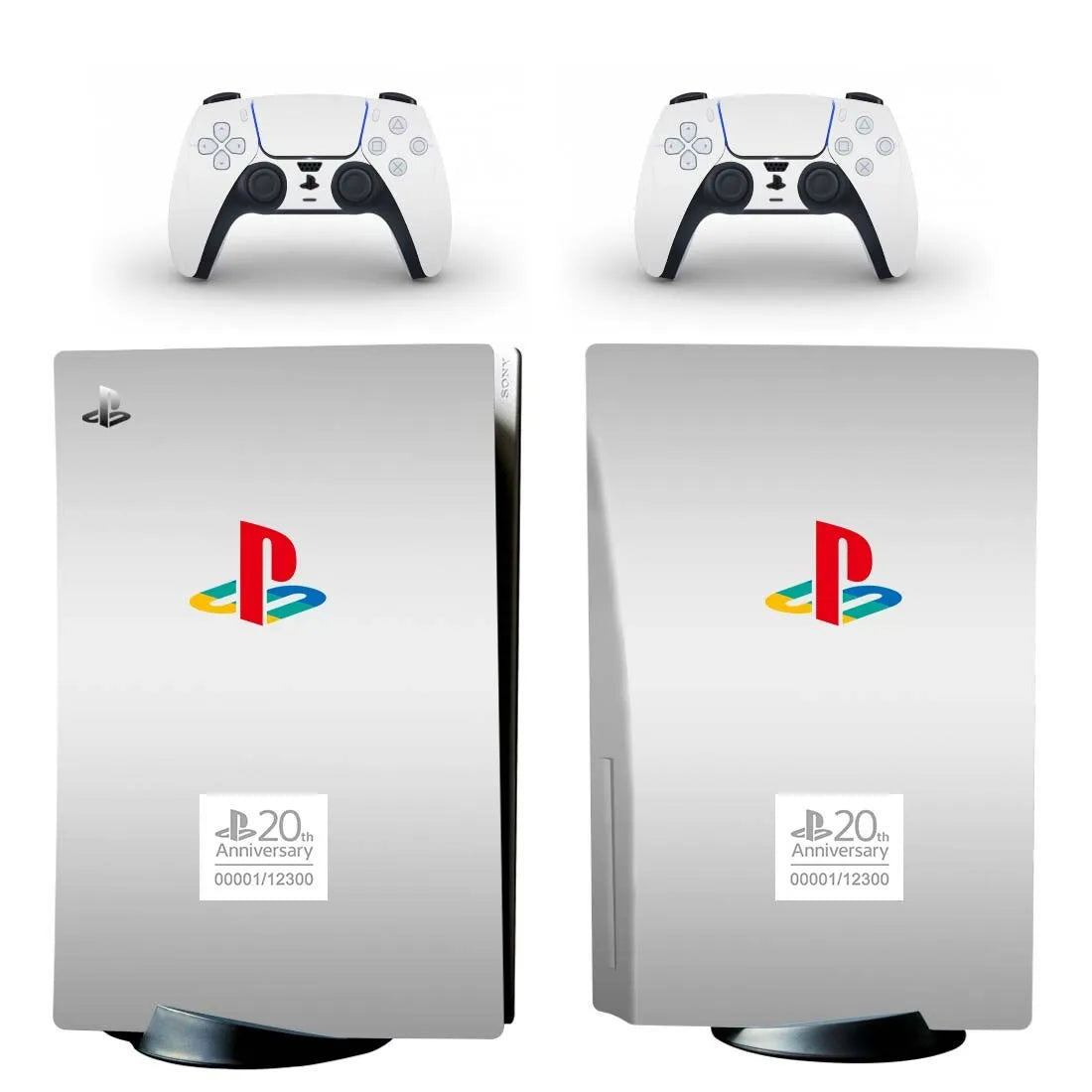 Days of Play Design PS5 Disc Skin Sticker Decal Cover for Console Controller PS5 Standard Disk Skin Sticker Vinyl