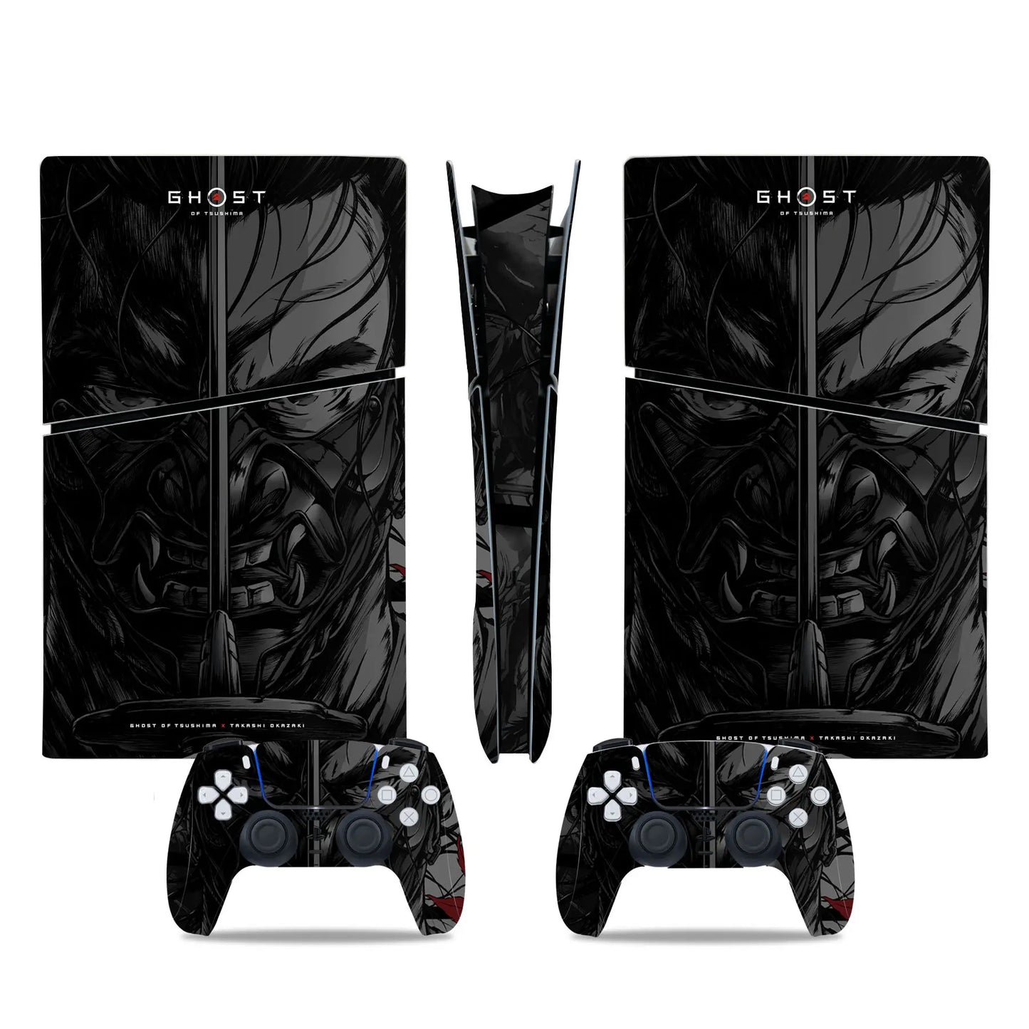 PlayWrap Kit Protezione Skin Ghost of Tsushima Game PS5 Slim Digital