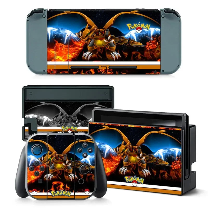 PlayWrap Kit Protezione Skin Collezione Pokemon Nintendo Switch