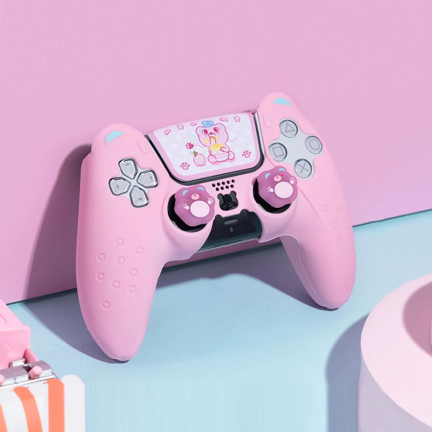 Custodia in Silicone “Sweet Skull” per Controller PS5 – Stile Unico & Protezione Totale