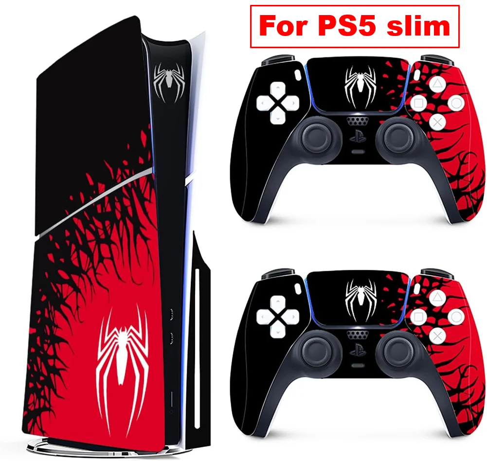 PlayWrap Kit protezione  skin Spider PS5 Disc Edition & Slim  Controller Stickers Accessories