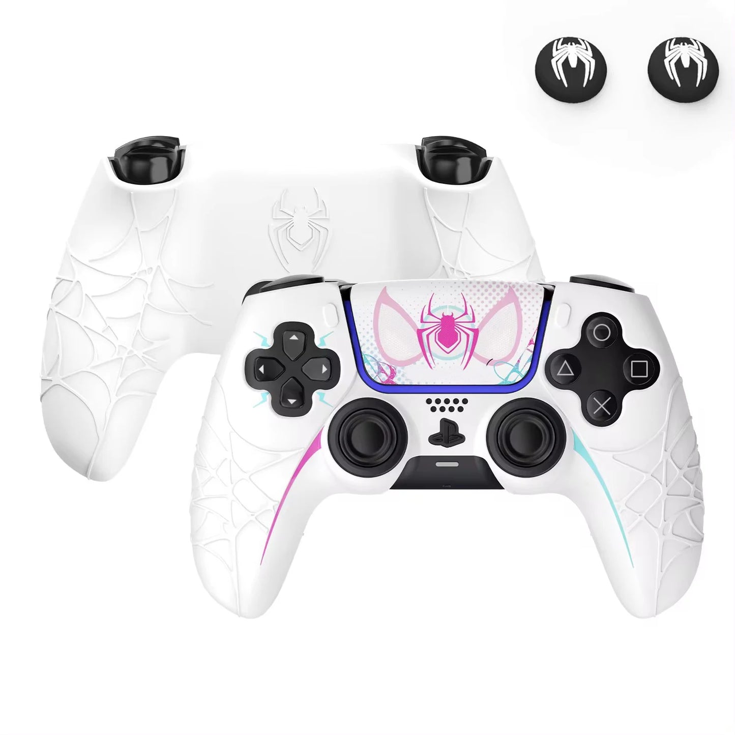 Cover Silicone Spider Web – Protezione e Stile per Controller PS5 DualSense