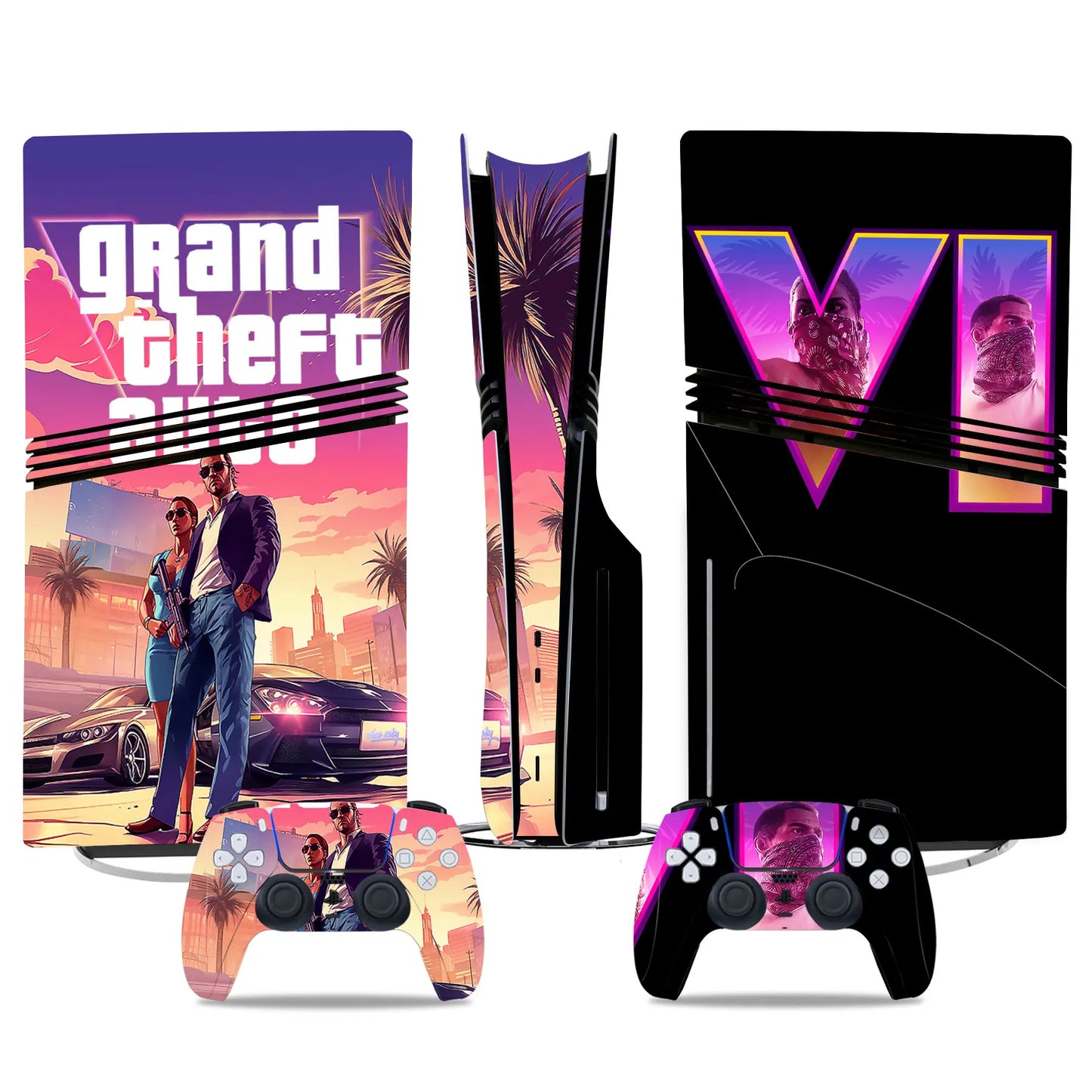 PlayWrap Kit Protezione Skin GTA PS5 Pro Disc