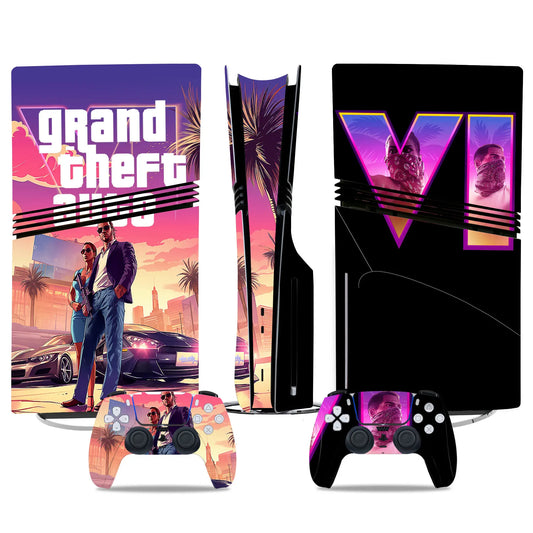 PlayWrap Kit Protezione Skin GTA PS5 Pro Disc