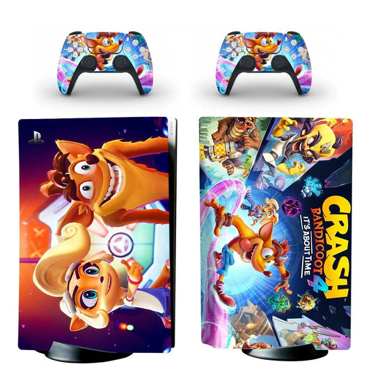 PlayWrap Kit protezione vinile skin Crash Bandicoot Trilogy PS5 Disc