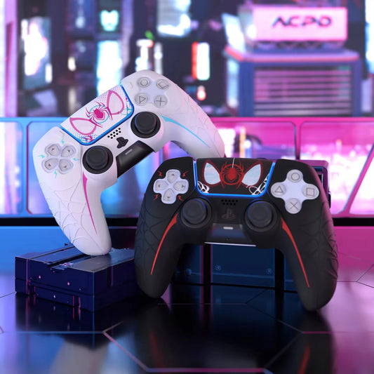 Cover Silicone Spider Web – Protezione e Stile per Controller PS5 DualSense