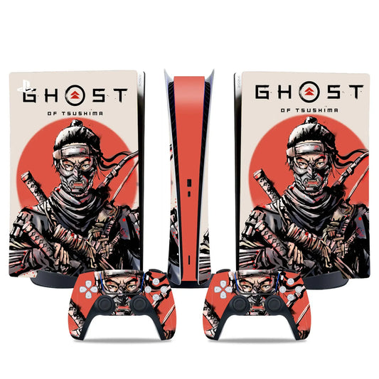 PlayWrap Kit protezione vinile skin Ghost of Tsushima PS5 Standardk digital Edition