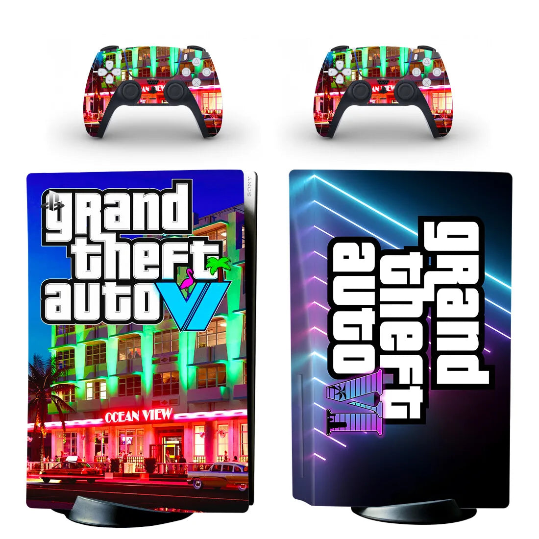 PlayWrap Kit protezione vinile skin GTA PS5 Disc