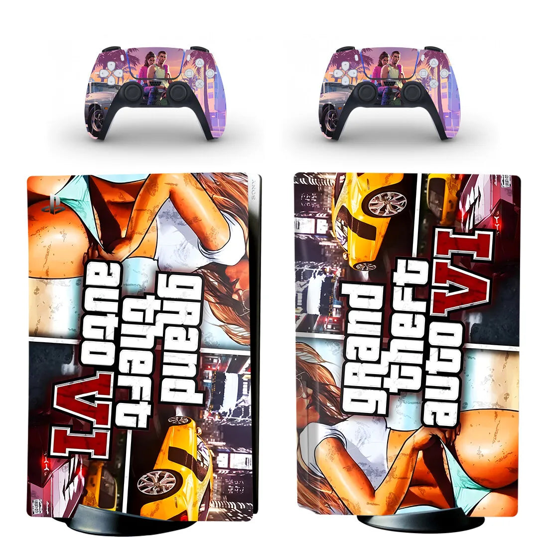 PlayWrap Kit protezione vinile skin GTA PS5 Disc