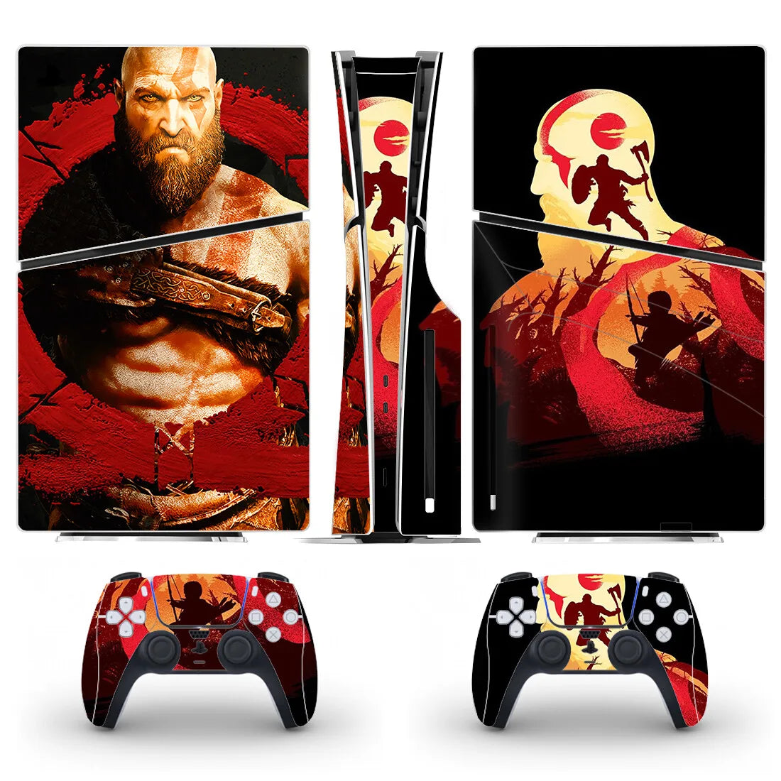 PlayWrap Kit protezione vinile skin God of War PS5 Slim Disc
