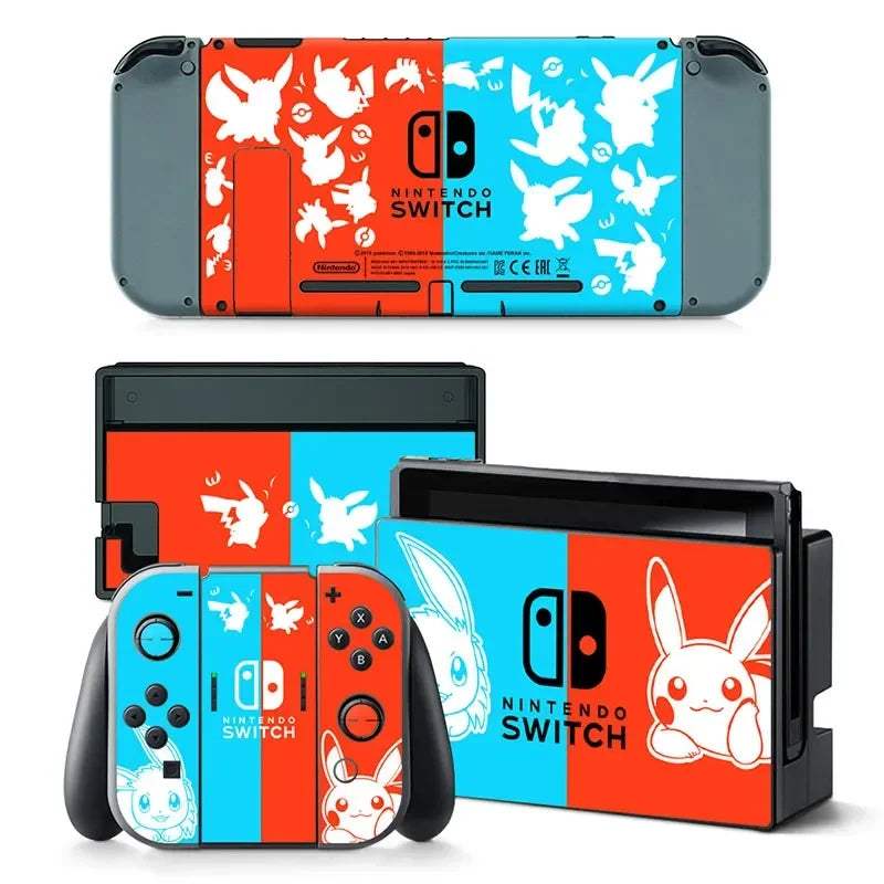 PlayWrap Kit Protezione Skin Collezione Pokemon Nintendo Switch