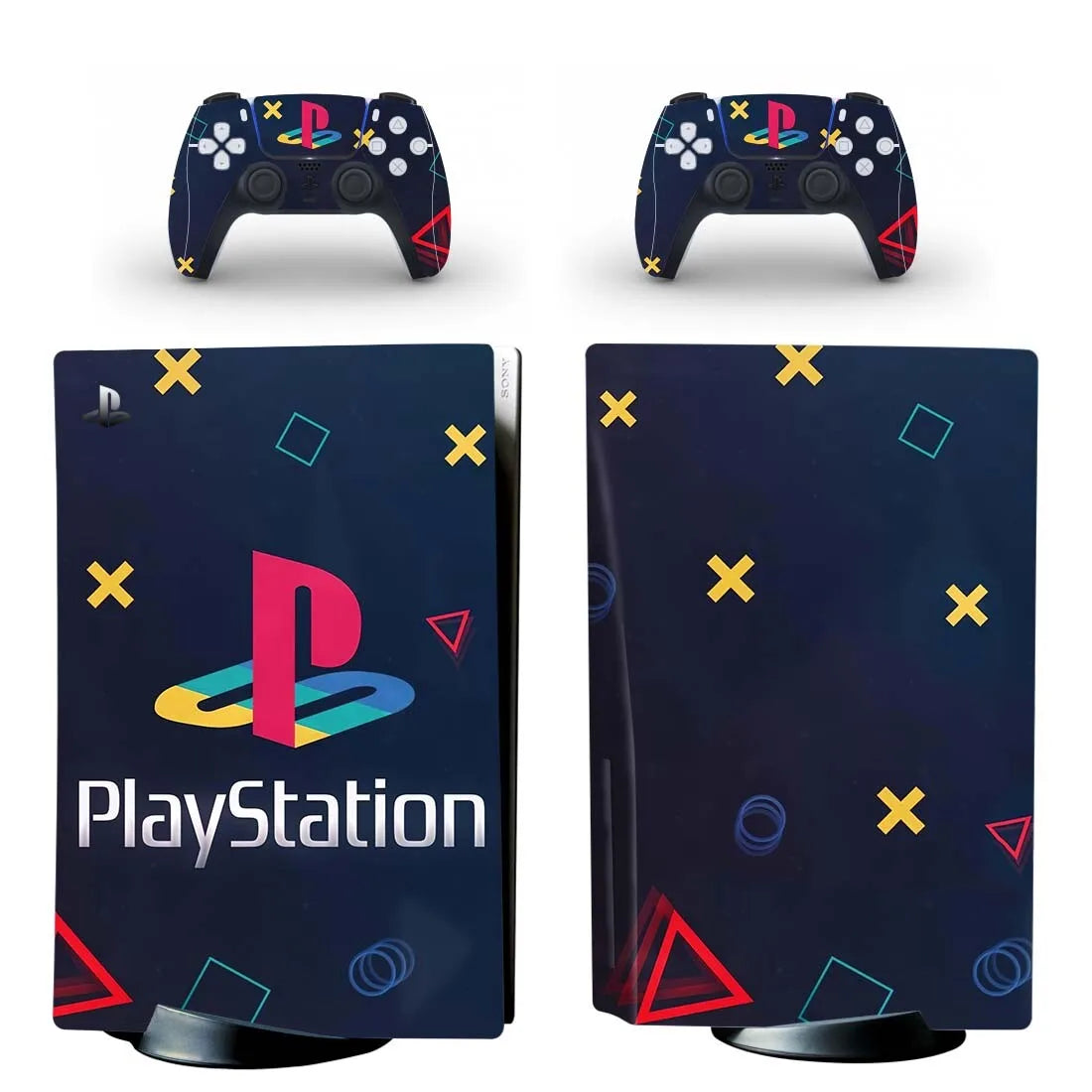 Days of Play Design PS5 Disc Skin Sticker Decal Cover for Console Controller PS5 Standard Disk Skin Sticker Vinyl