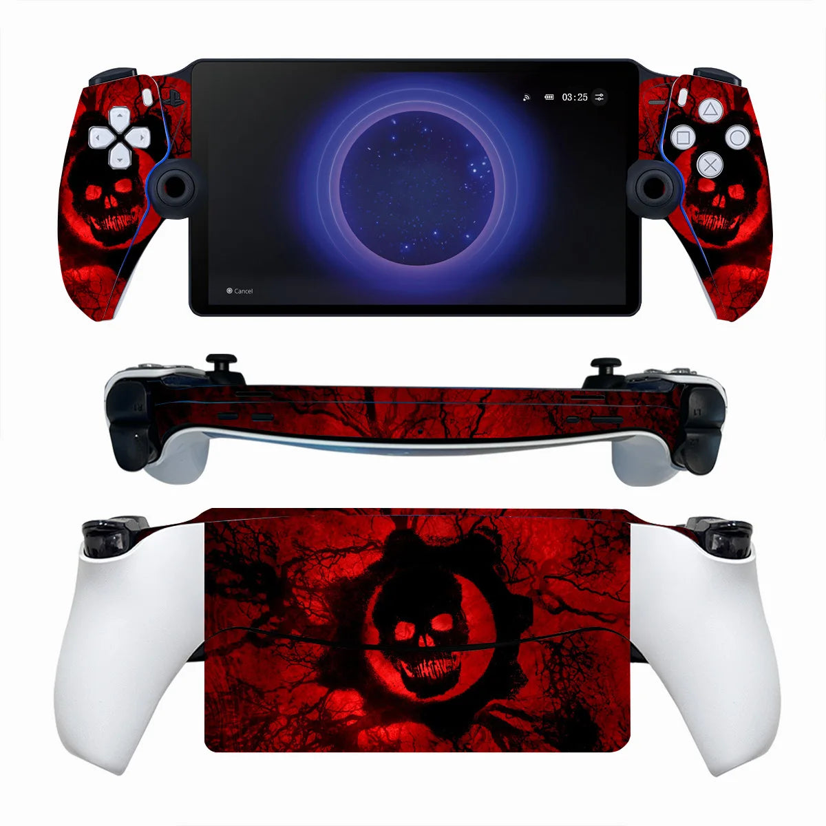 PlayWrap Kit Protezione Vinile Skin Skull Opaca per PS Portal