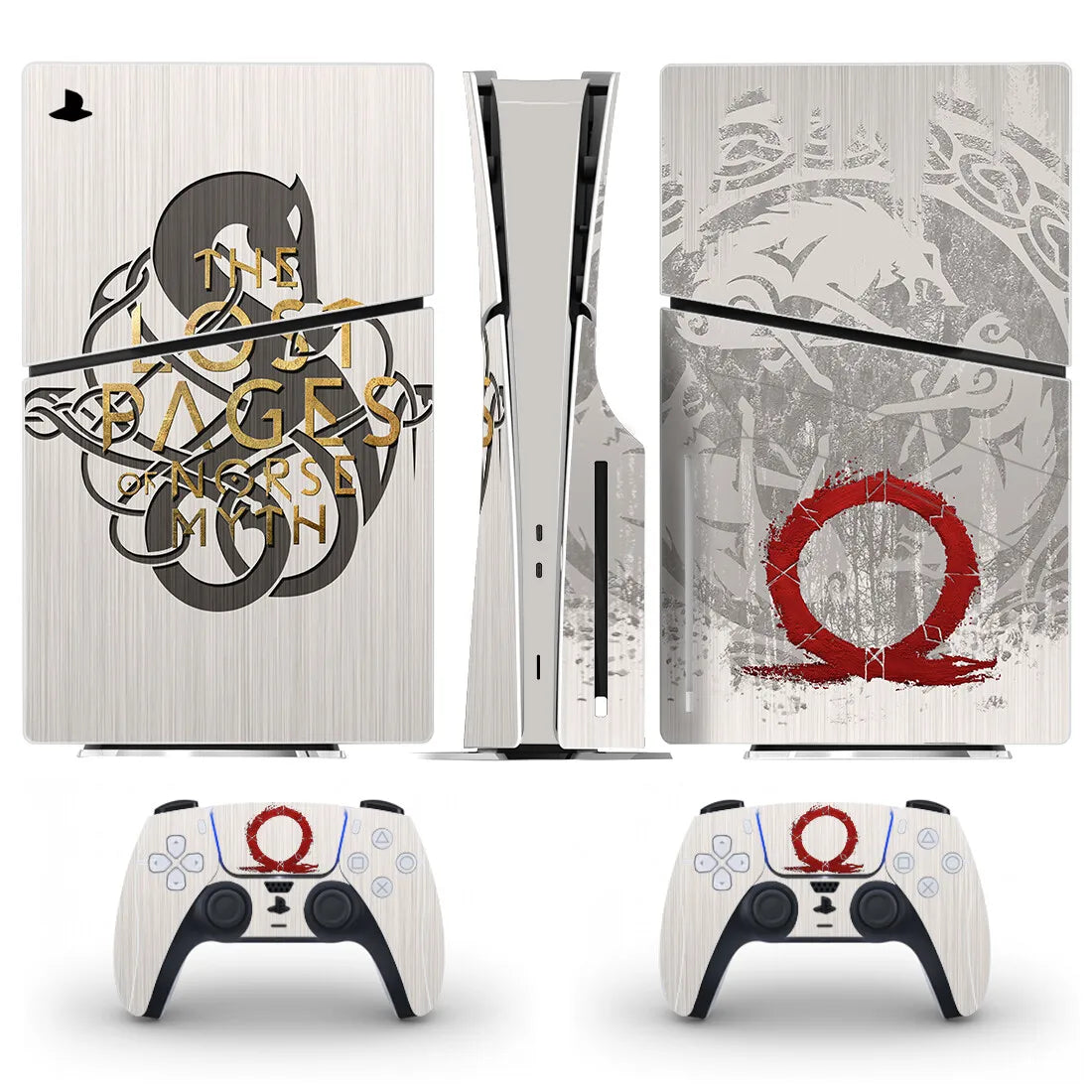 PlayWrap Kit protezione vinile skin God of War PS5 Slim Disc