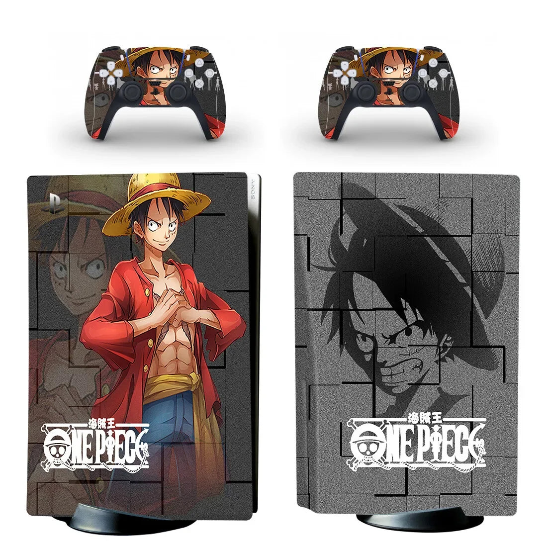 PlayWrap Kit protezione Skin ONE PIECE Luffy PS5 Disc