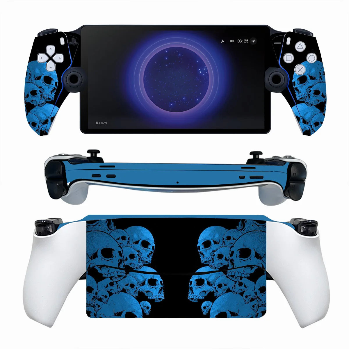 PlayWrap Kit Protezione Vinile Skin Skull Opaca per PS Portal