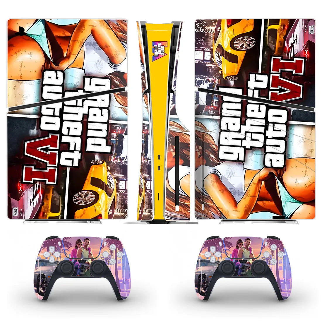 PlayWrap Kit protezione vinile skin New GTA PS5 Slim Disc