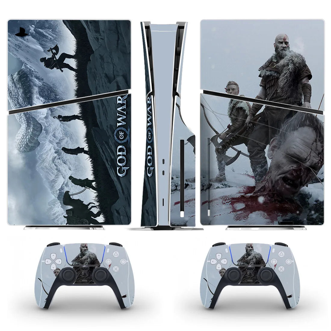 PlayWrap Kit protezione vinile skin God of War PS5 Slim Disc