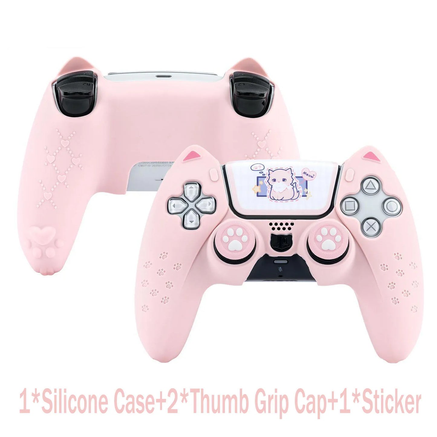 Custodia in Silicone “Sweet Skull” per Controller PS5 – Stile Unico & Protezione Totale