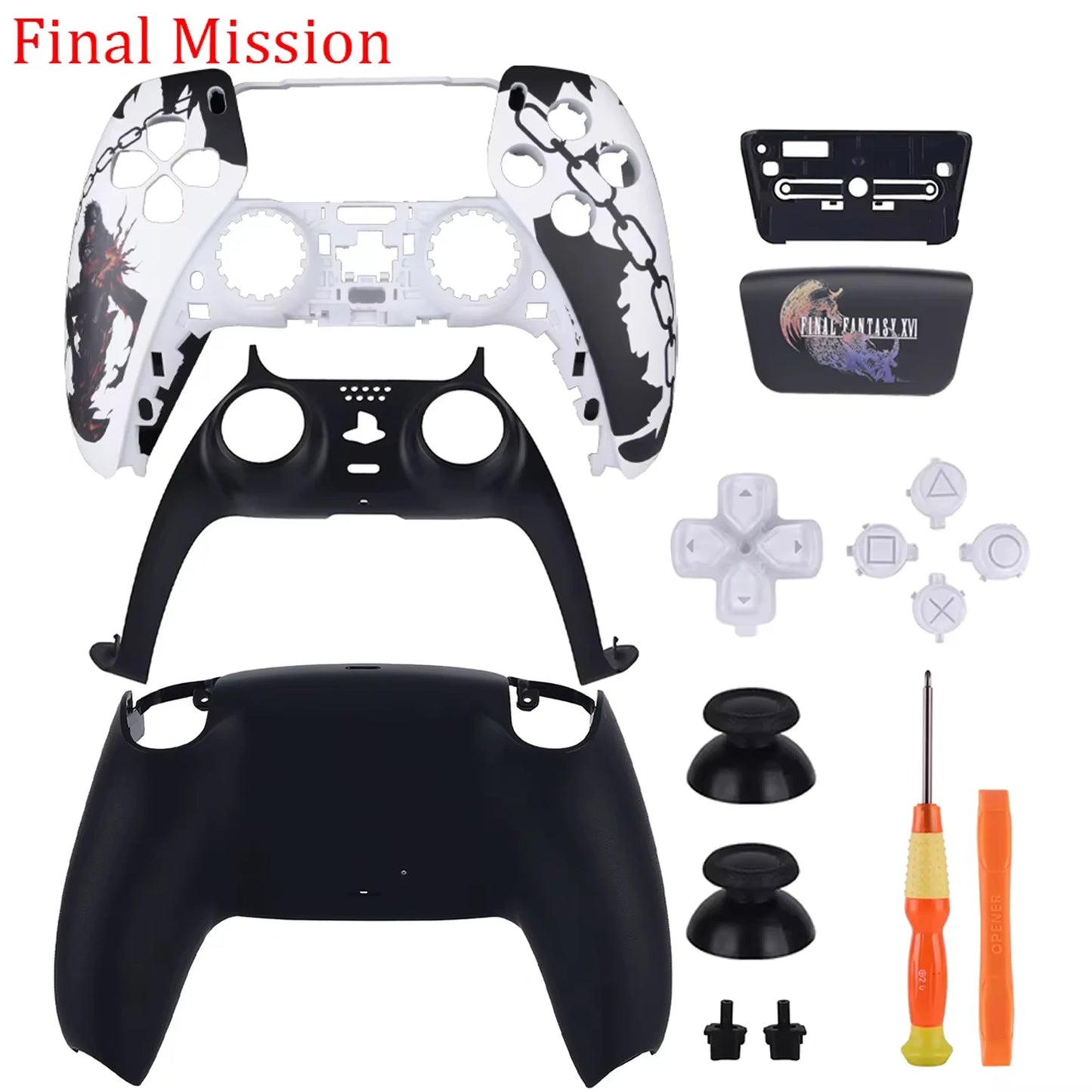 Cover Limitata PS5 Controller – Full Shell + Touchpad + Tutorial (BDM-010/050)