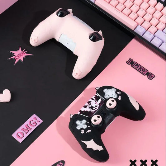 Custodia in Silicone “Sweet Skull” per Controller PS5 – Stile Unico & Protezione Totale