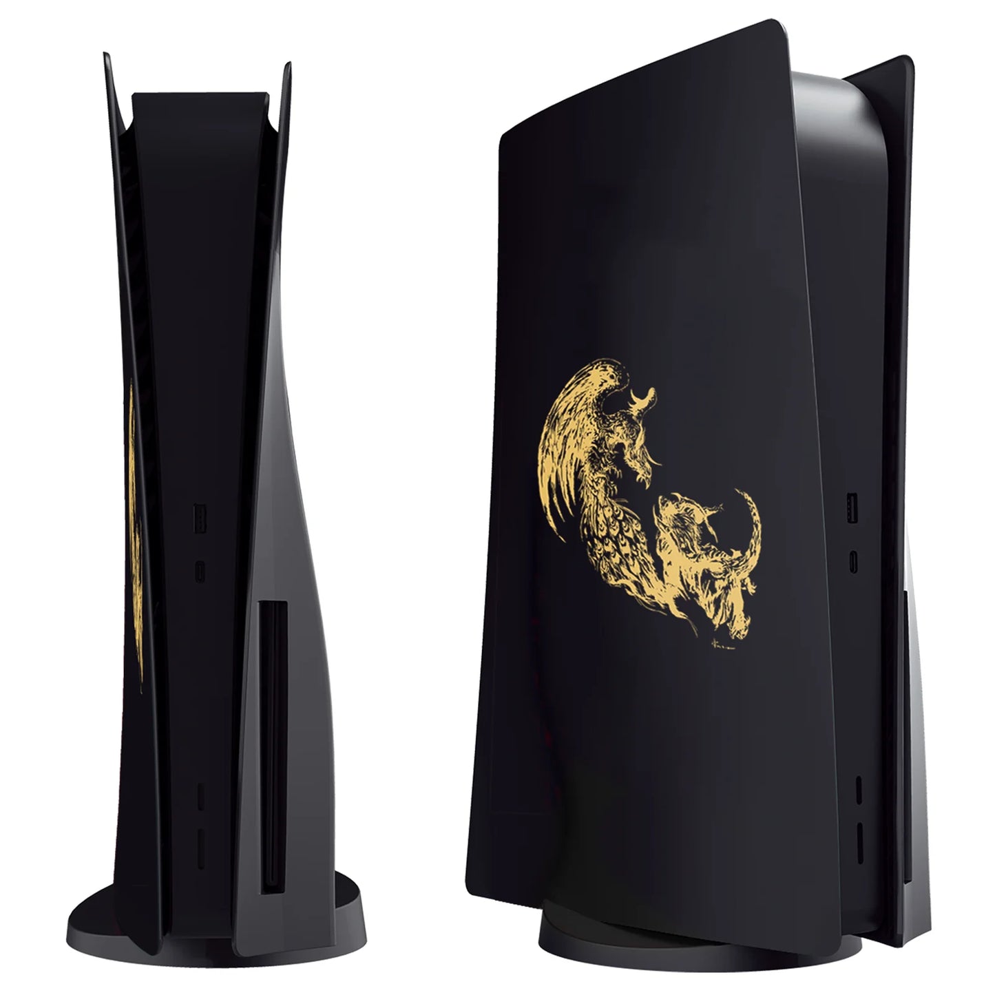 Custom Case Cover Laterali Shockproof per PS5 Disc