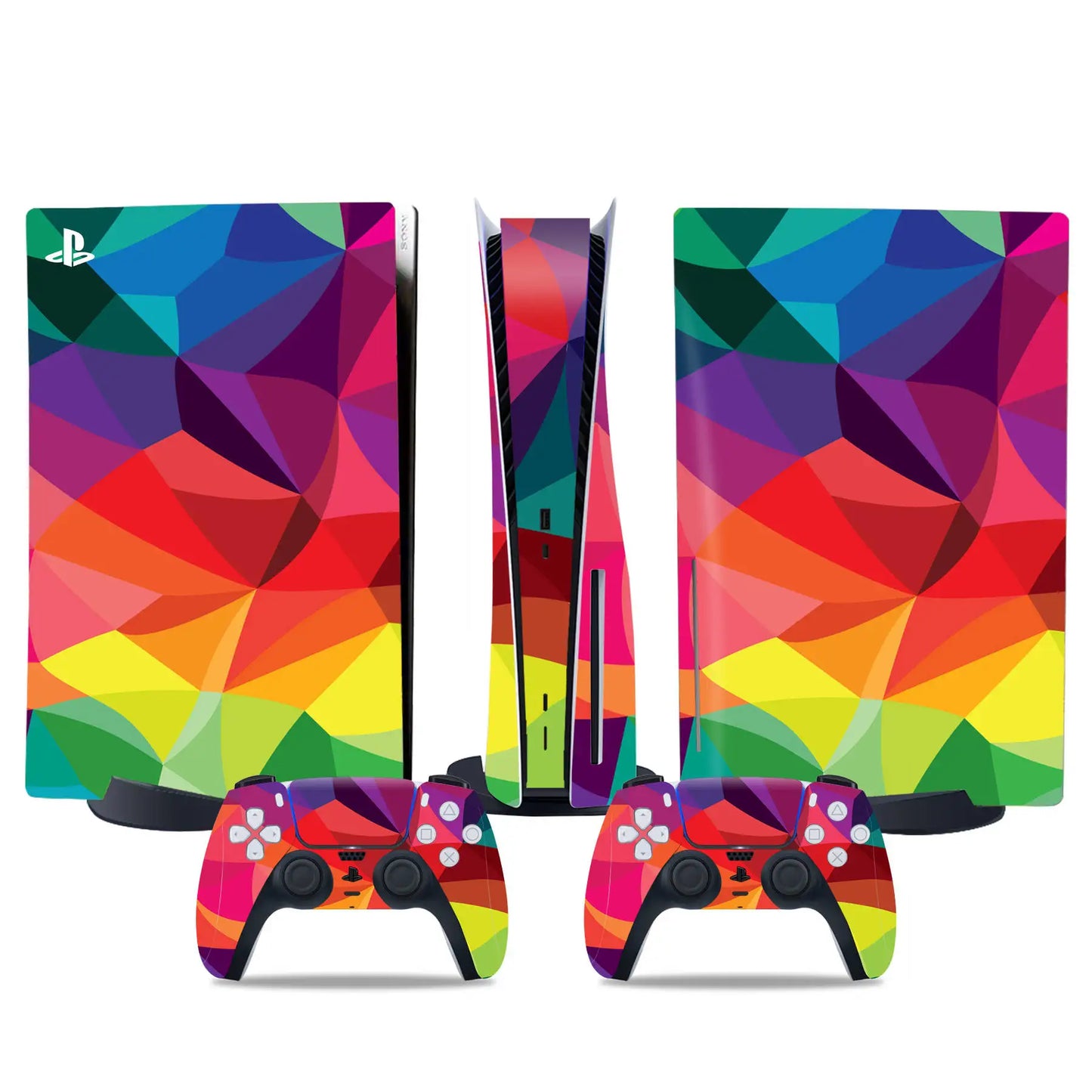PlayWrap Kit Protezione Skin Galaxy RGB Carbon PS5 Disk