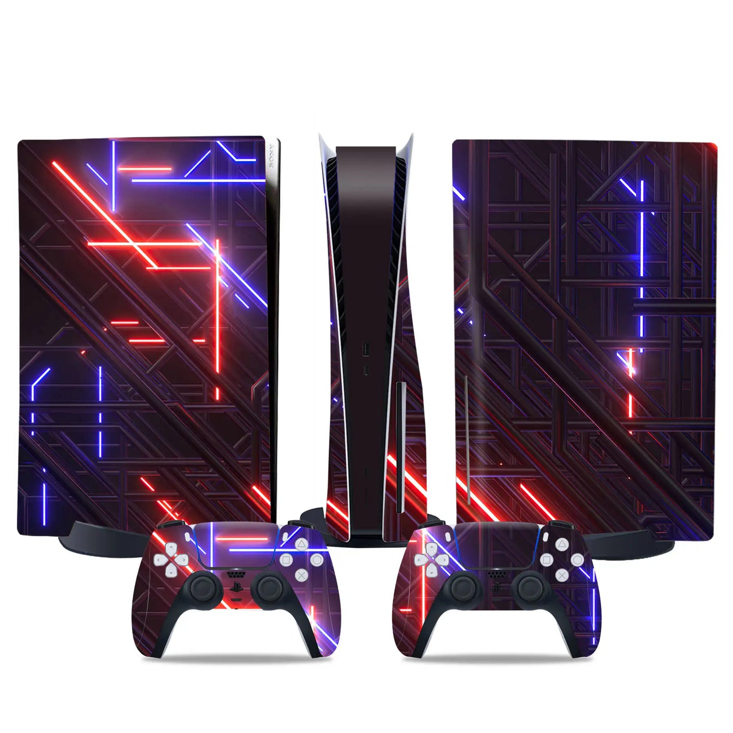 PlayWrap Kit Protezione Skin Galaxy RGB Carbon PS5 Disk