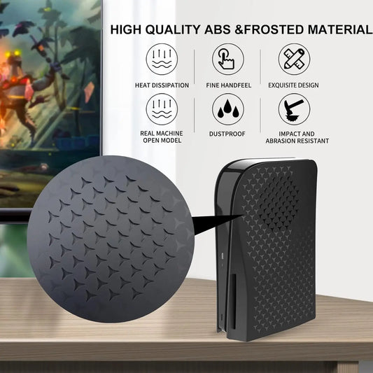 Cover Laterali con Ventole e Filtro per PS5 Disc Edition – Guscio Shockproof in ABS + Dust Kit