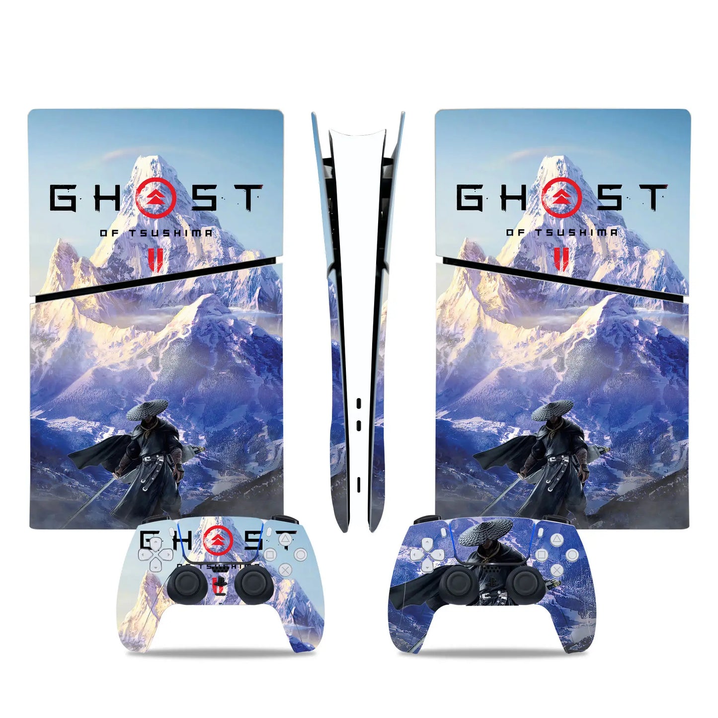 PlayWrap Kit Protezione Skin Ghost of Tsushima Game PS5 Slim Digital