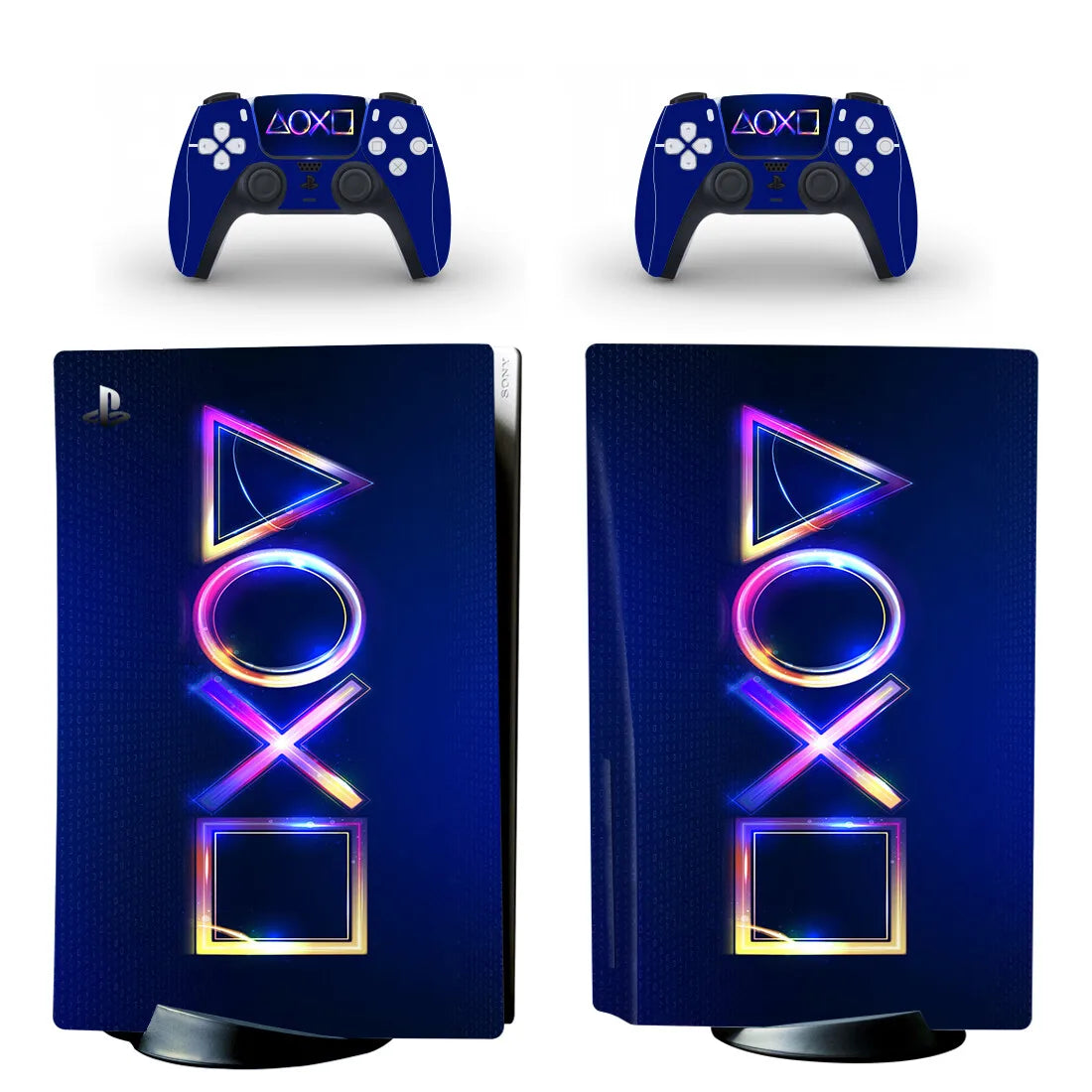Days of Play Design PS5 Disc Skin Sticker Decal Cover for Console Controller PS5 Standard Disk Skin Sticker Vinyl