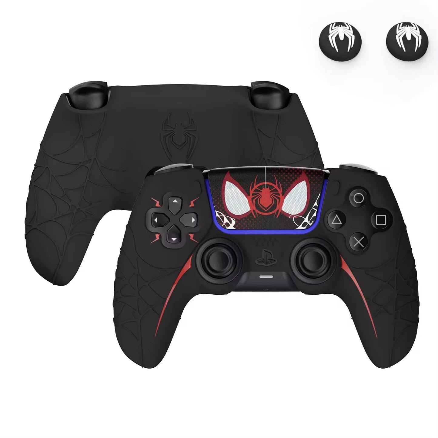 Cover Silicone Spider Web – Protezione e Stile per Controller PS5 DualSense