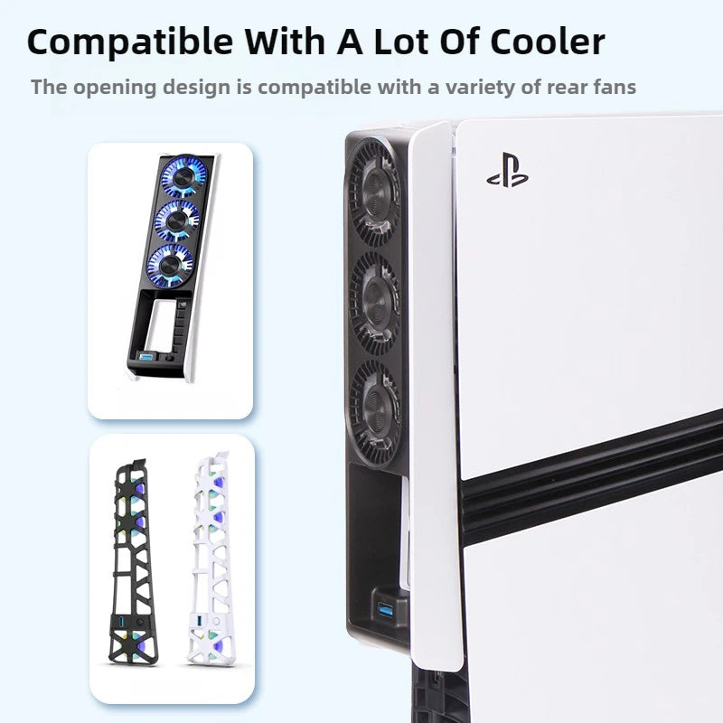 Kit Antipolvere PS5 Pro – Rete Laterale con 6 Tappi e 2 Blocchi