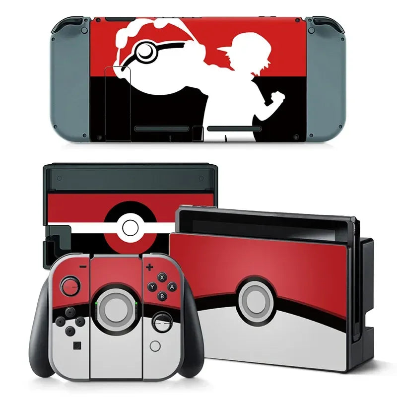 PlayWrap Kit Protezione Skin Collezione Pokemon Nintendo Switch