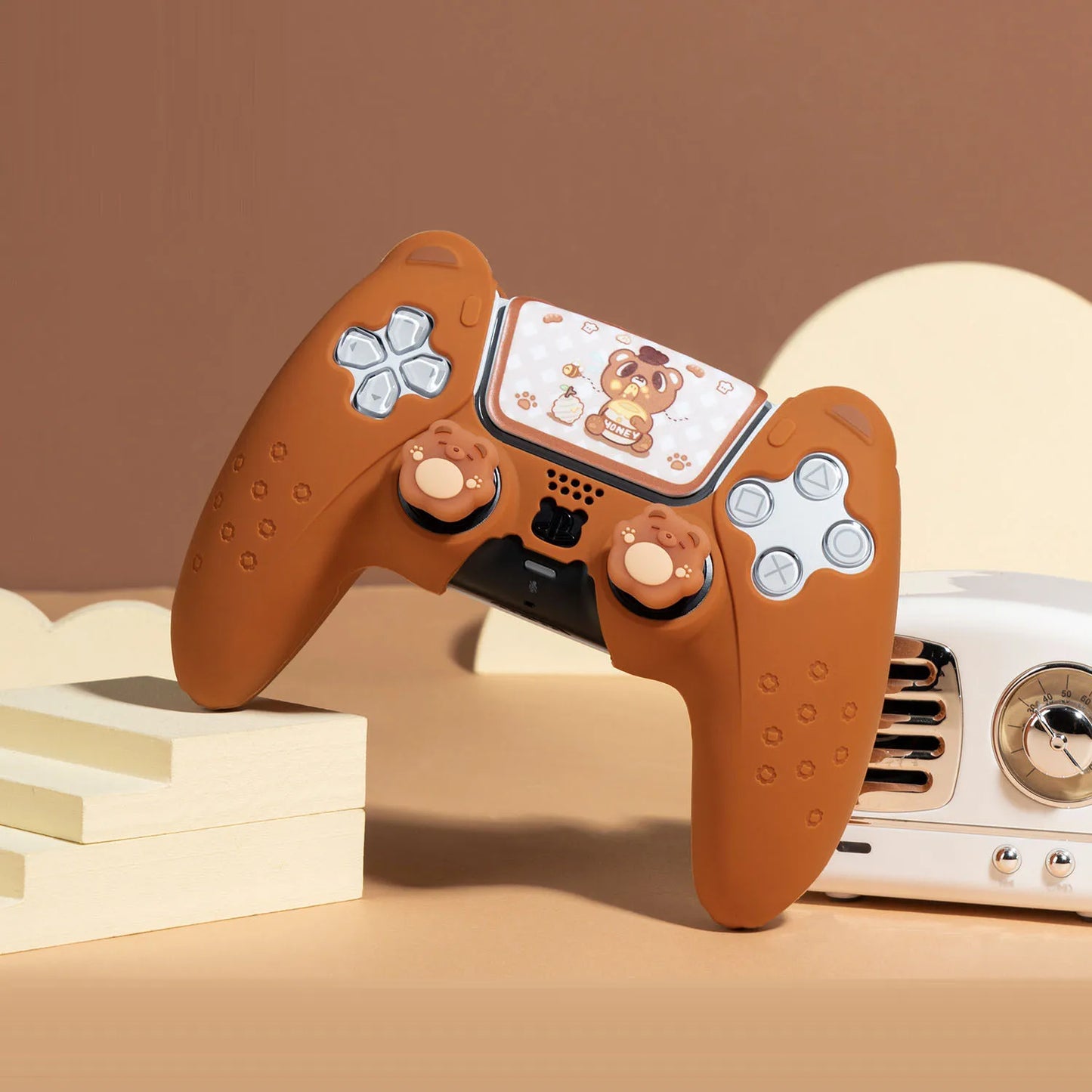 Custodia in Silicone “Sweet Skull” per Controller PS5 – Stile Unico & Protezione Totale