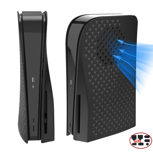 Cover Laterali con Ventole e Filtro per PS5 Disc Edition – Guscio Shockproof in ABS + Dust Kit