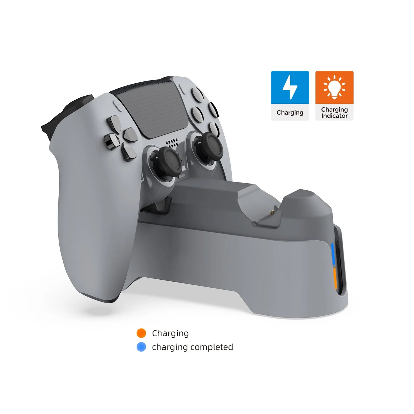 Stazione caricatore veloce wireless controller Ps5 Gamepad Two-charger