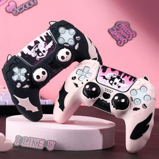 Custodia in Silicone “Sweet Skull” per Controller PS5 – Stile Unico & Protezione Totale