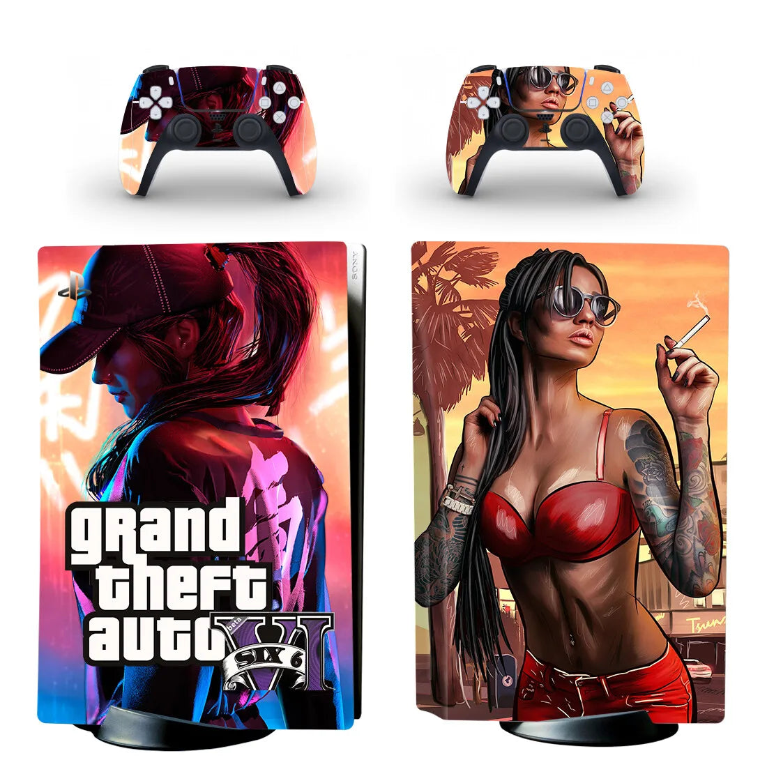 PlayWrap Kit protezione vinile skin  GTA PS5 Disc