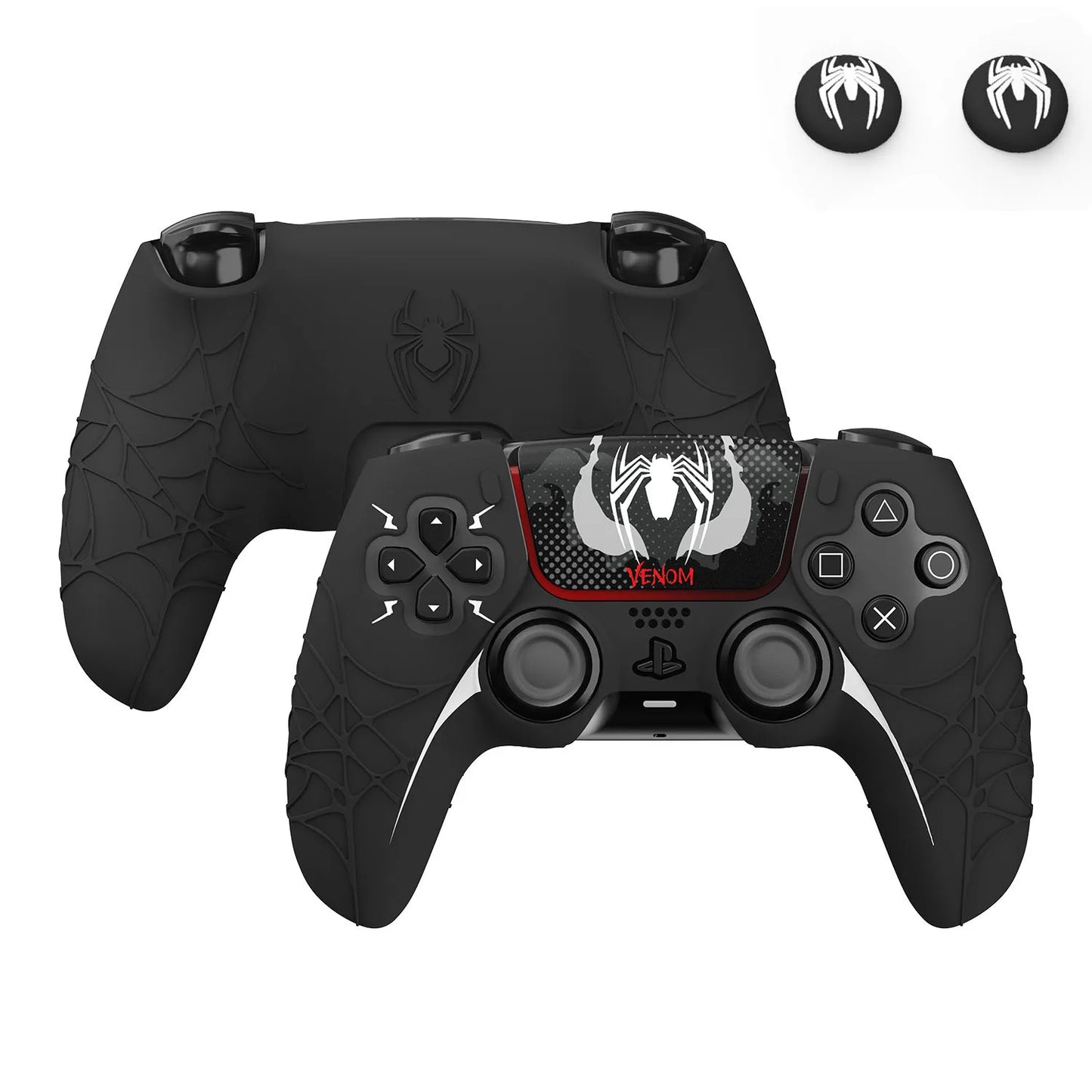 Cover Silicone Spider Web – Protezione e Stile per Controller PS5 DualSense