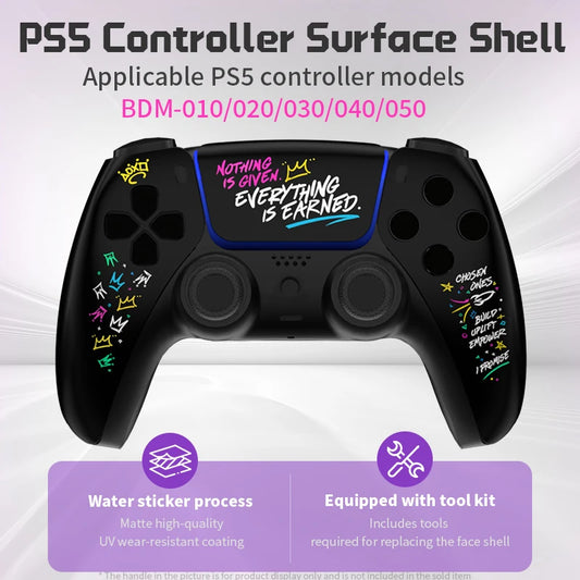 Custom Case Frontale James Pattern per PS5 Controller  BDM-010