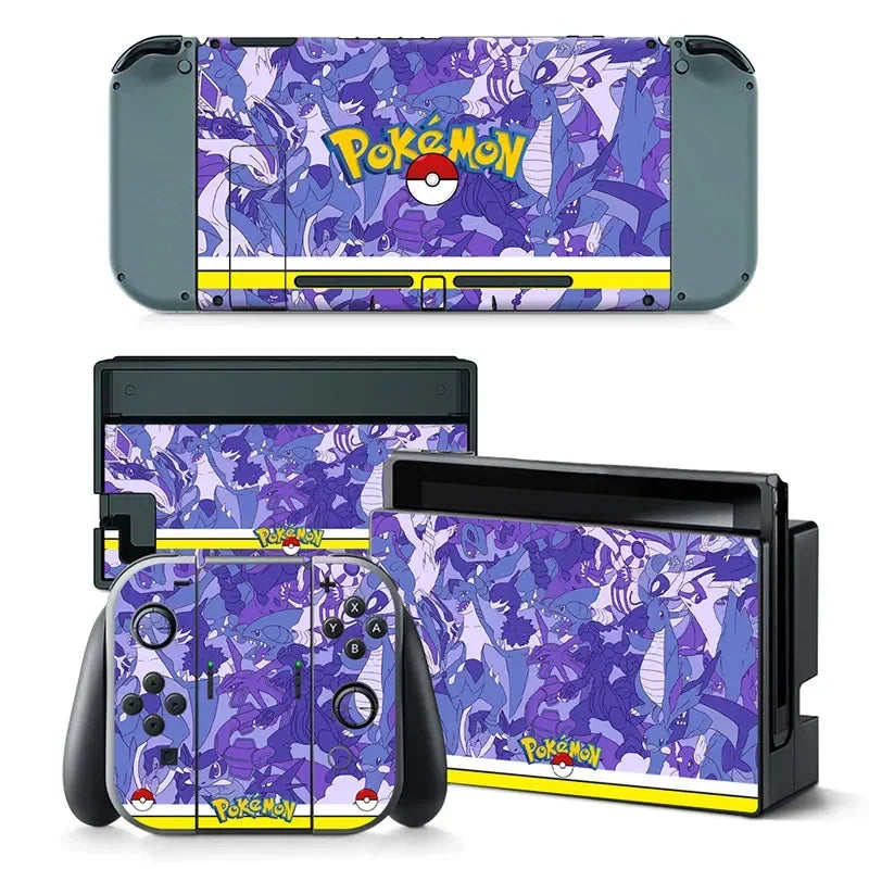 PlayWrap Kit Protezione Skin Collezione Pokemon Nintendo Switch