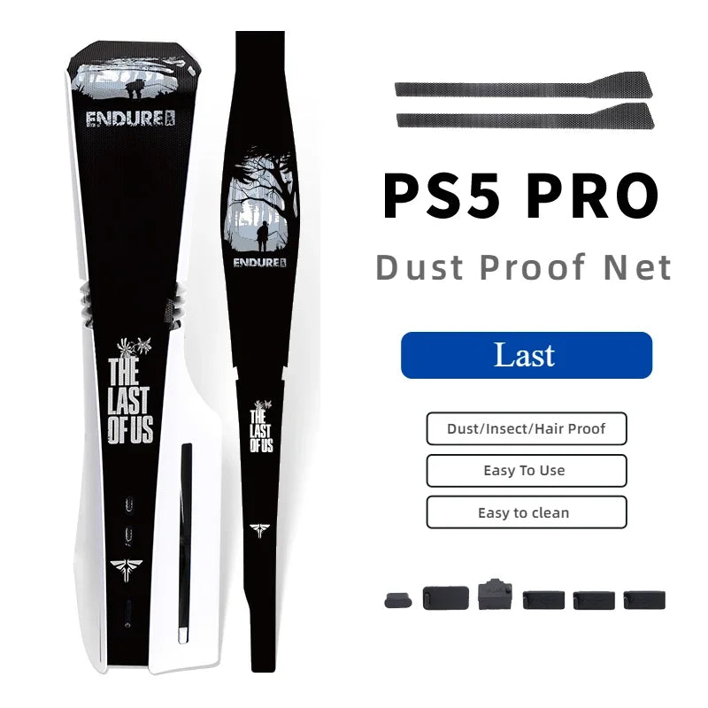 Rete Antipolvere PS5 PRO – Protezione Completa Console | Kit Tappi Inclusi