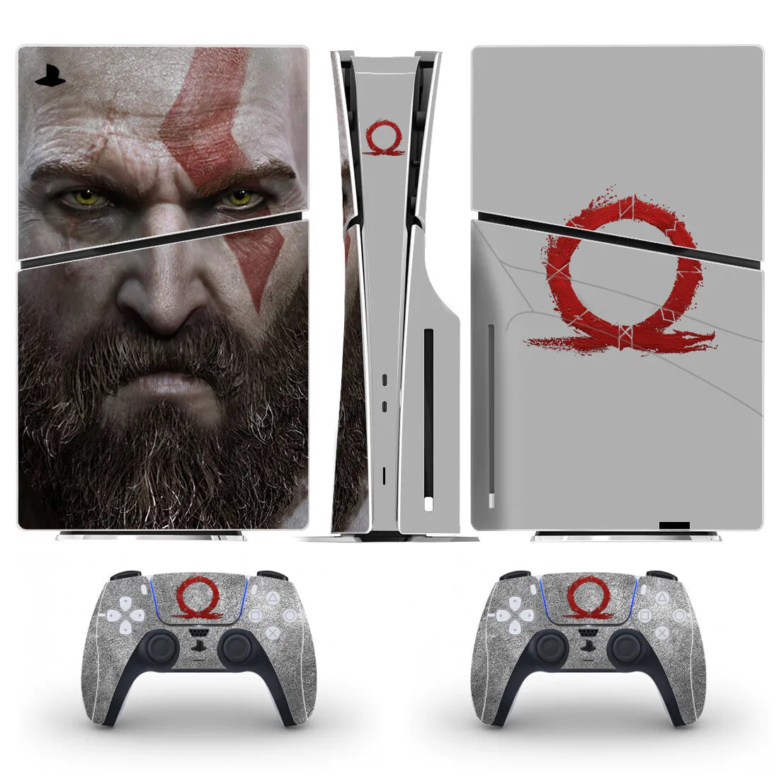 PlayWrap Kit protezione vinile skin God of War PS5 Slim Disc