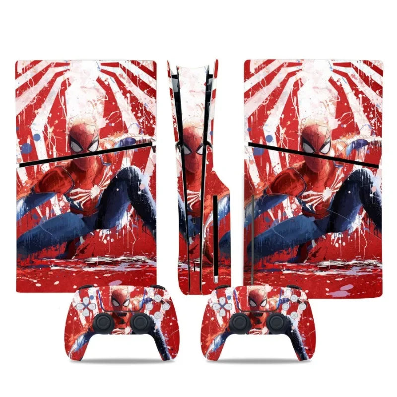 PlayWrap Kit Protezione Skin Marvel SpiderMan  PS5 Slim Disc