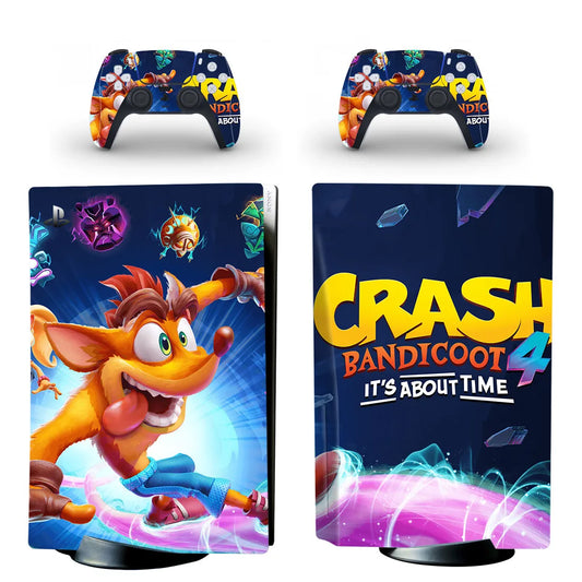 PlayWrap Kit protezione vinile skin Crash Bandicoot Trilogy PS5 Disc